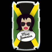 Coque Blackberry 8520 Miss Jamaica Brune