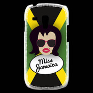 Coque Samsung Galaxy S3 Mini Miss Jamaica Brune