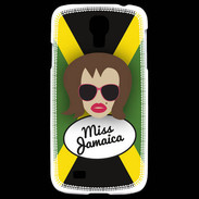 Coque Samsung Galaxy S4 Miss Jamaica Chatain