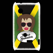Coque Sony Xperia Typo Miss Jamaica Chatain