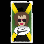 Coque Nokia Lumia 720 Miss Jamaica Chatain