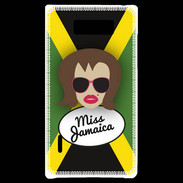 Coque LG Optimus L7 Miss Jamaica Chatain