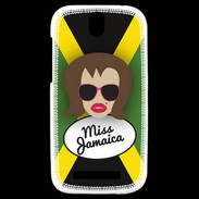 Coque HTC One SV Miss Jamaica Chatain