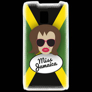 Coque LG P990 Miss Jamaica Chatain