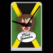 Pendule de bureau Miss Jamaica Chatain