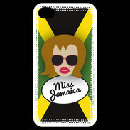 Coque iPhone 4 / iPhone 4S Miss Jamaica Rousse