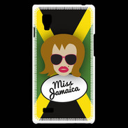 Coque LG Optimus L9 Miss Jamaica Rousse