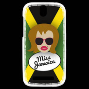Coque HTC One SV Miss Jamaica Rousse