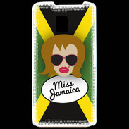 Coque LG P990 Miss Jamaica Rousse