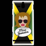 Coque Sony Xperia U Miss Jamaica Rousse
