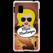 Coque LG Optimus G Miss Martinique Blonde