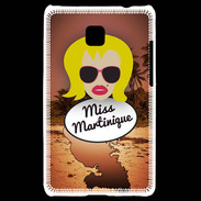 Coque LG Optimus L3 II Miss Martinique Blonde