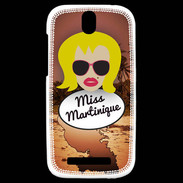 Coque HTC One SV Miss Martinique Blonde