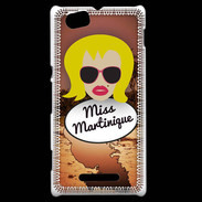 Coque Sony Xperia M Miss Martinique Blonde