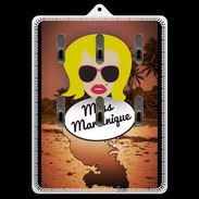 Porte clés Miss Martinique Blonde