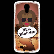 Coque Samsung Galaxy S4 Miss Martinique Black