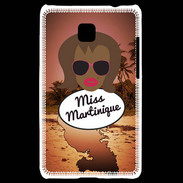 Coque LG Optimus L3 II Miss Martinique Black
