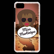 Coque Blackberry Z10 Miss Martinique Black