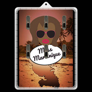 Porte clés Miss Martinique Black