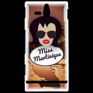 Coque Sony Xperia U Miss Martinique Brune