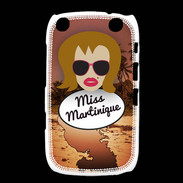 Coque Blackberry Curve 9320 Miss Martinique Rousse