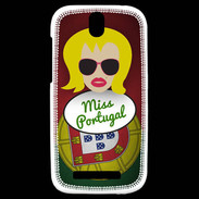 Coque HTC One SV Miss Portugal Blonde