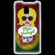 Coque LG P990 Miss Portugal Blonde