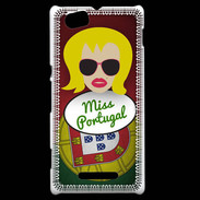 Coque Sony Xperia M Miss Portugal Blonde