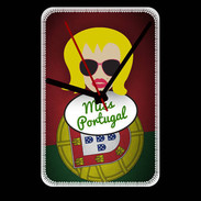 Grande pendule murale Miss Portugal Blonde