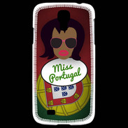 Coque Samsung Galaxy S4 Miss Portugal Black