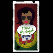 Coque Nokia Lumia 720 Miss Portugal Black