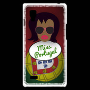 Coque LG Optimus L9 Miss Portugal Black
