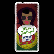 Coque HTC One Miss Portugal Black