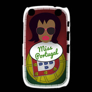 Coque Blackberry Curve 9320 Miss Portugal Black