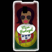 Coque LG P990 Miss Portugal Black