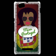 Coque Sony Xperia M Miss Portugal Black