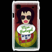 Coque Samsung Galaxy S Miss Portugal Brune