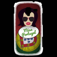 Coque Samsung Galaxy Ace 2 Miss Portugal Brune