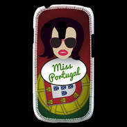 Coque Samsung Galaxy S3 Mini Miss Portugal Brune