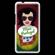 Coque HTC One Miss Portugal Brune