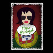 Coque iPadMini Miss Portugal Brune