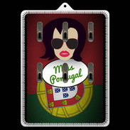 Porte clés Miss Portugal Brune