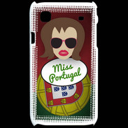 Coque Samsung Galaxy S Miss Portugal Chatain