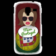 Coque Samsung Galaxy Ace 2 Miss Portugal Chatain