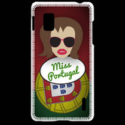 Coque LG Optimus G Miss Portugal Chatain