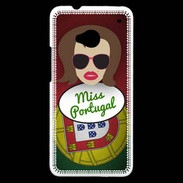 Coque HTC One Miss Portugal Chatain