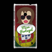 Coque Nokia Lumia 520 Miss Portugal Chatain