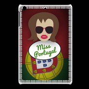 Coque iPadMini Miss Portugal Chatain
