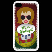 Coque iPhone 4 / iPhone 4S Miss Portugal Rousse