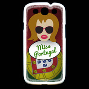 Coque Samsung Galaxy S3 Miss Portugal Rousse